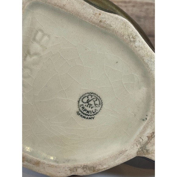 Vintage Erphila Majolica Dachshund Weiner Dog Teapot Germany 6703 B Full Mark - Picture 14 of 16